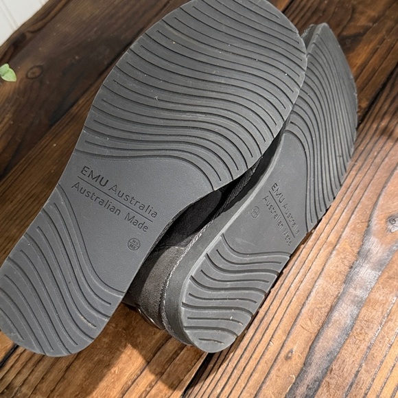 Emu Australia Platinum Ashford Sueded Leather and Wool Slip-On Shoes/Slippers main image 8